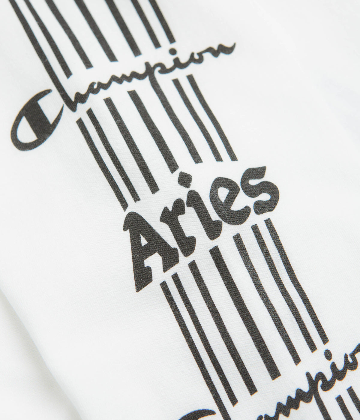 Champion x Aries Stars Long Sleeve T-Shirt - White