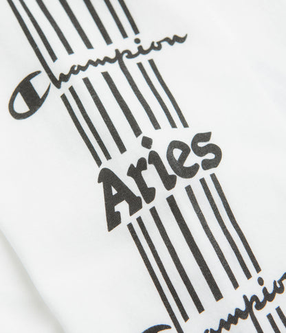 Champion x Aries Stars Long Sleeve T-Shirt - White