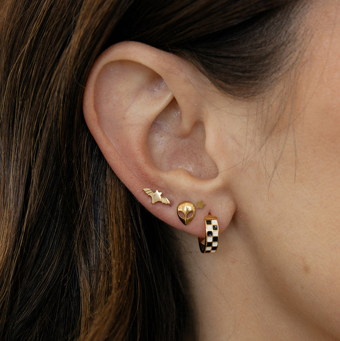Bat Flat Back Stud