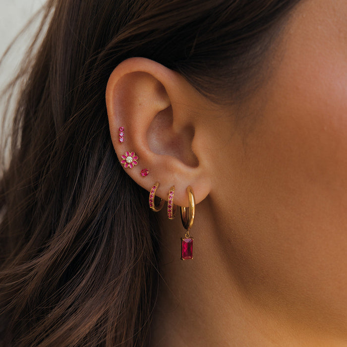 Bright Bloom Flat Back Stud