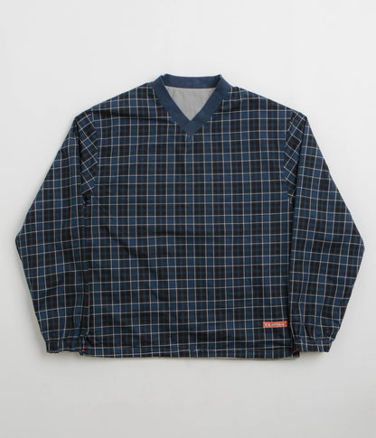 Butter Goods Reversible Dugout Pullover Jacket - Grey / Navy