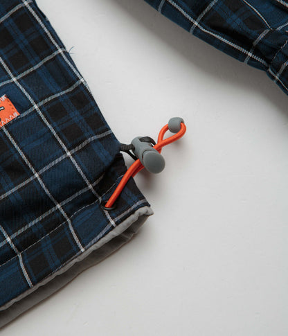 Butter Goods Reversible Dugout Pullover Jacket - Grey / Navy