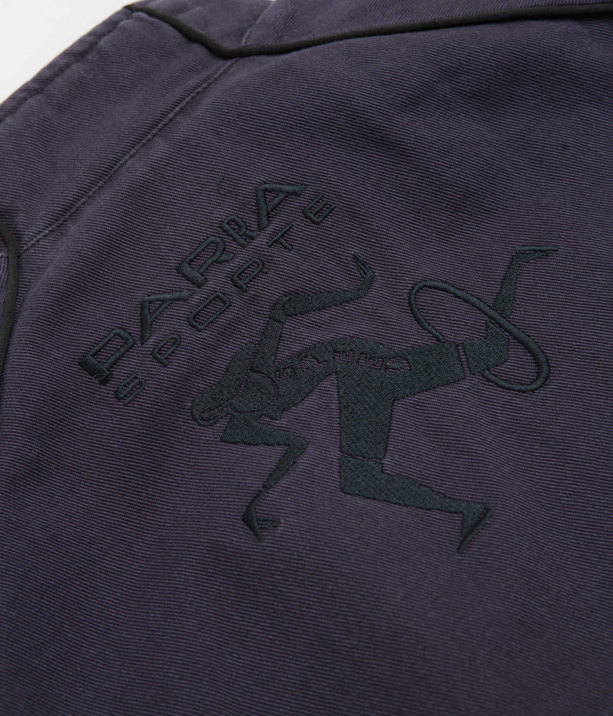 by Parra Owl Meets Rat Racing Jacket - Blue