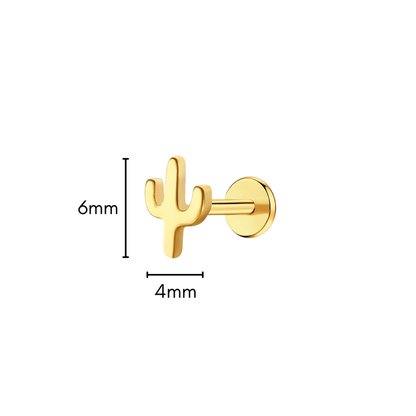 Cactus Flat Back Stud