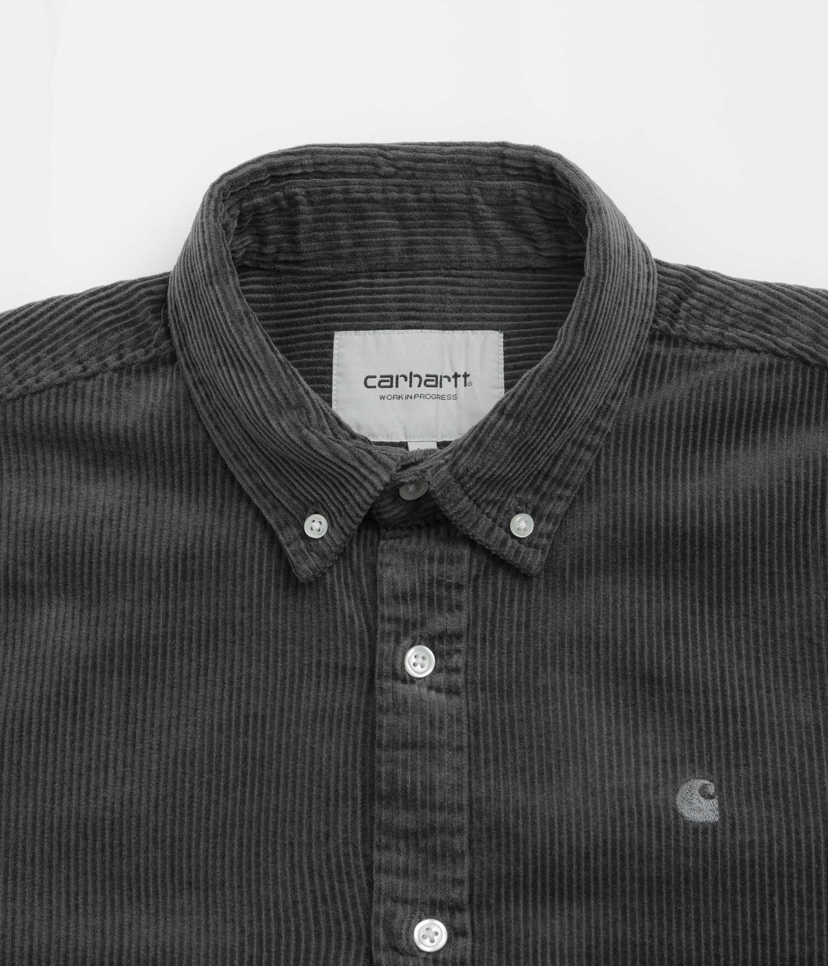 Carhartt Madison Cord Shirt - Graphite / Graphite