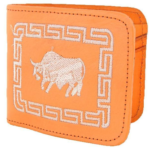 Cartera Cuero Bordada IMP-41655 - RR Western Wear, Cartera Cuero Bordada IMP-41655