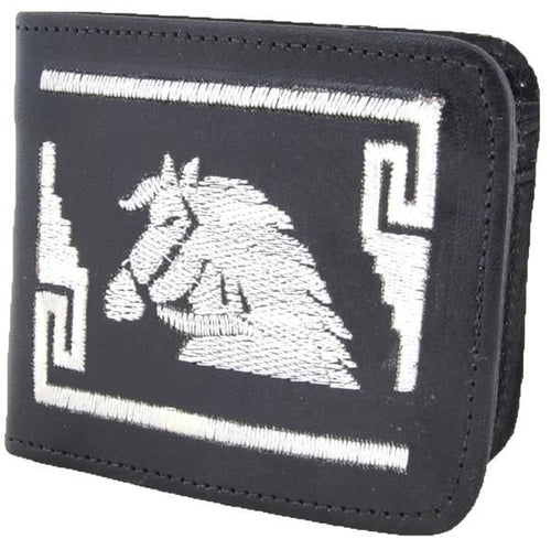 Cartera Cuero Bordada IMP-41657 - RR Western Wear, Cartera Cuero Bordada IMP-41657