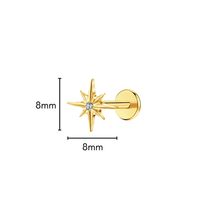 Celestial Flat Back Stud
