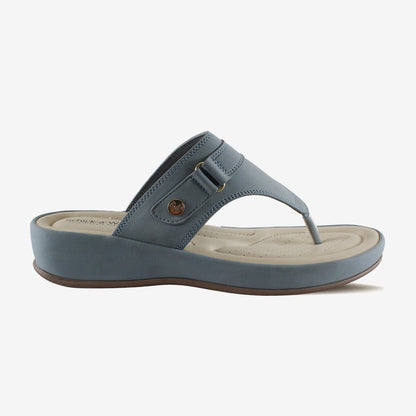 Chloe Blue Thong – Adjustable Comfortable Sandals for Women