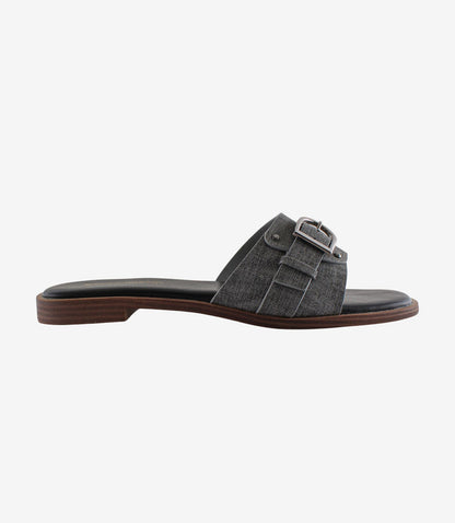 Cicilia Grey – Woven Flat Sandals for Women
