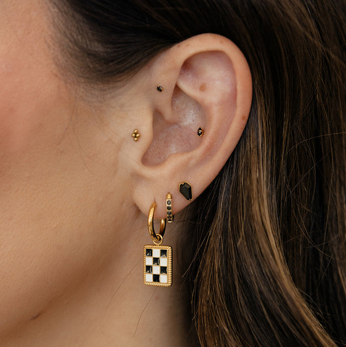 Coffin Flat Back Stud