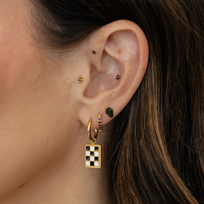 Coffin Flat Back Stud
