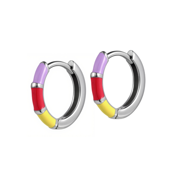 Colorblock Cutie Hoops
