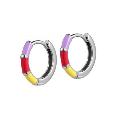 Colorblock Cutie Hoops