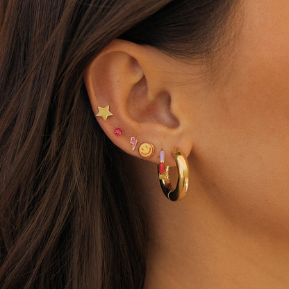 Colorblock Cutie Hoops