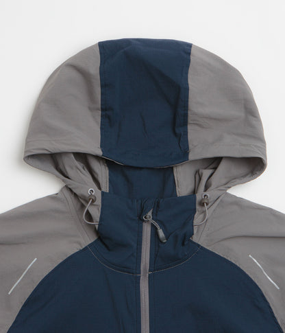 Columbia Tech II Wind Full Zip Jacket - City Grey / Collegiate Navy