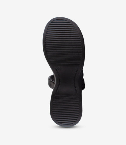Cushy Black – Toe-Ring Heels for Women