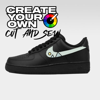 Cut & Sew (Create Your Own) - Black Air Force 1 Custom