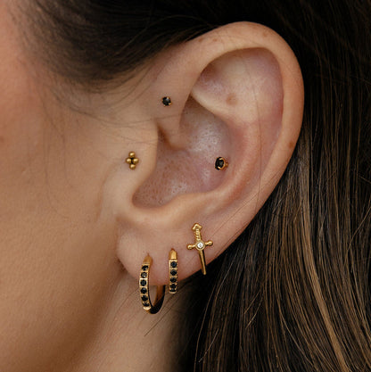 Dagger Flat Back Stud