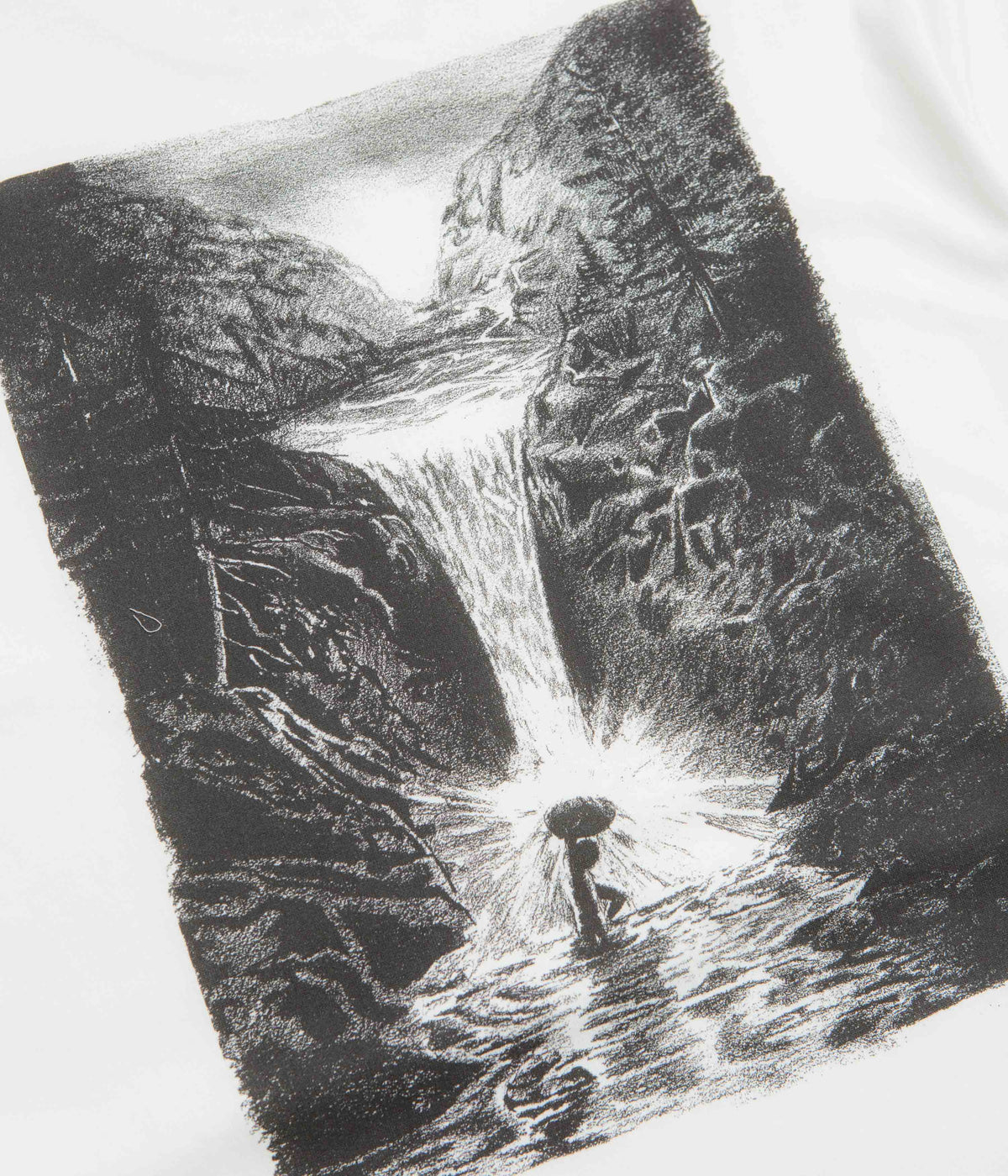 Dancer Waterfall T-Shirt - White