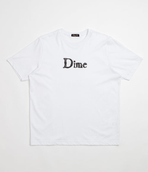 Dime Classic Spiked T-Shirt - White
