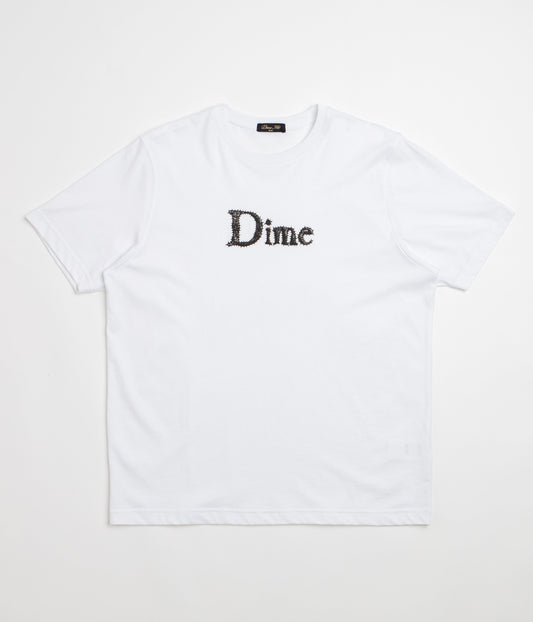 Dime Classic Spiked T-Shirt - White
