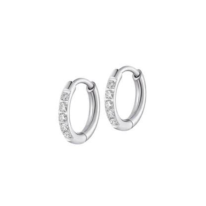 Dress Me Up Hoops in Titanium (multiple sizes)