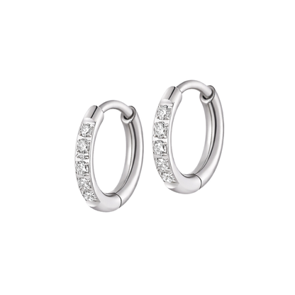 Dress Me Up Hoops in Titanium (multiple sizes)