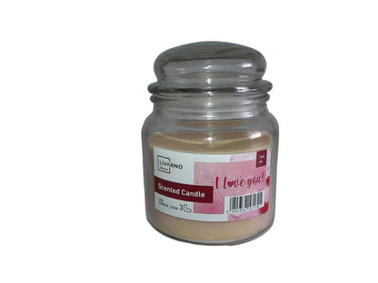 Duftkerze „I love you“ im Bonbonglas – 435 ml | LIVARNO home