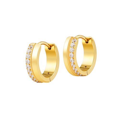 Duo Clicker Hoops in Titanium