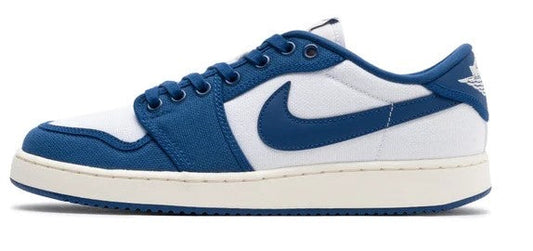 Men's Nike AJKO 1 Low White/Dark Royal Blue-Sail (DX4981 103)