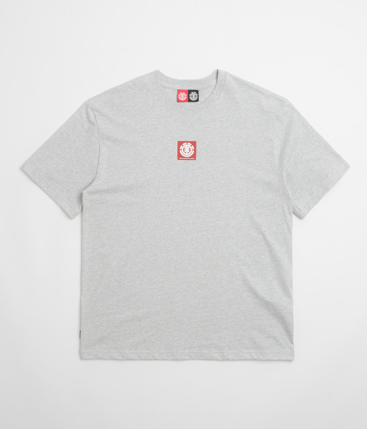 Element Square Logo T-Shirt - Mid Grey Heather