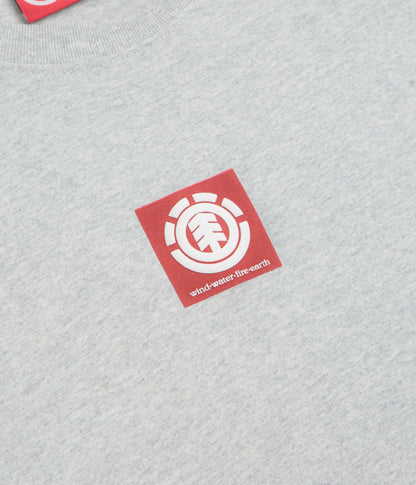 Element Square Logo T-Shirt - Mid Grey Heather