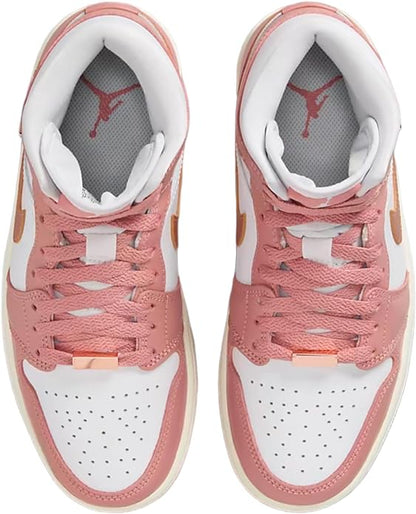 Women's Air Jordan 1 MID SE Red Stardust/Metallic Copper (FB9892 670)