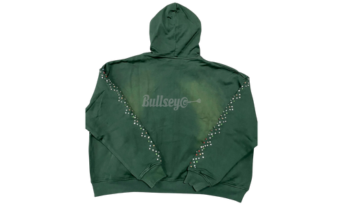 HMDD Green Bean Crystal Zip Up Hoodie
