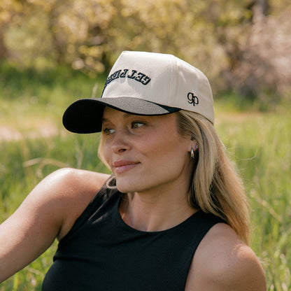 Get Pierced Trucker Hat in Black