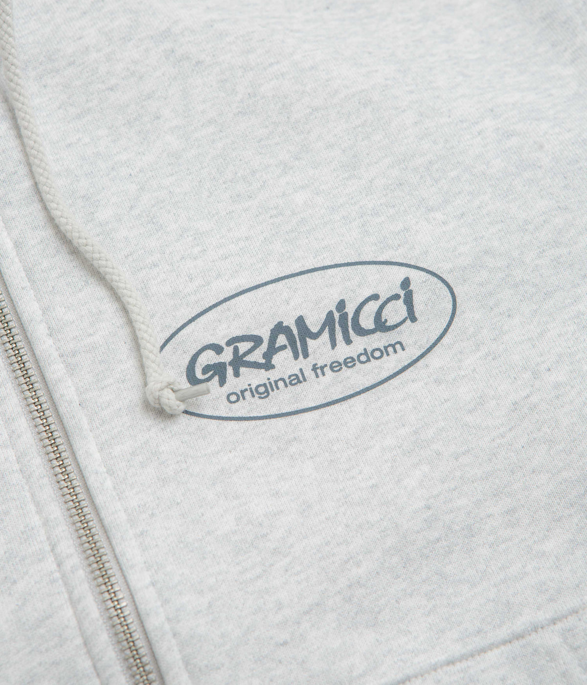 Gramicci Original Freedom Full Zip Hoodie - Heather Ash