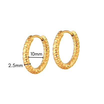 Hammered Hoops