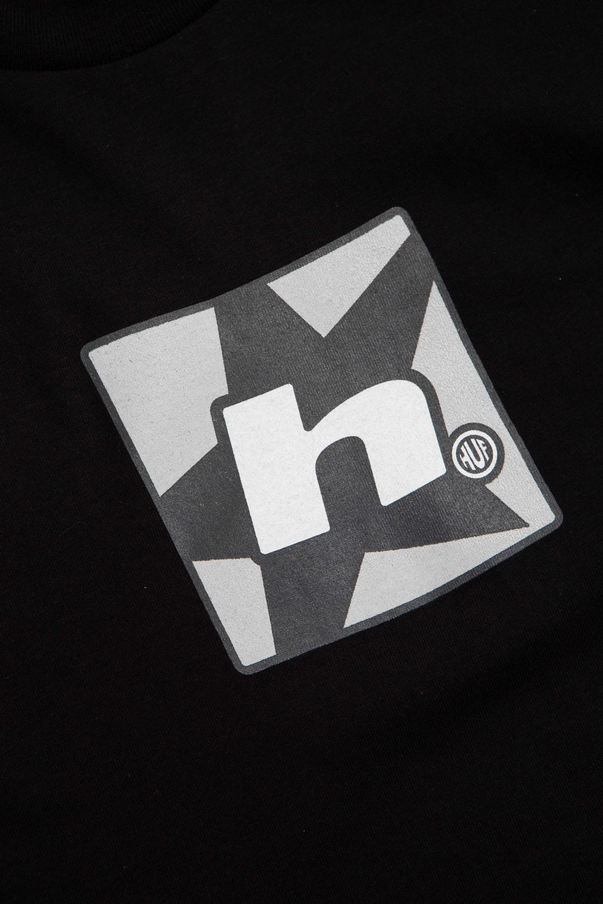 HUF H Star T-Shirt - Black