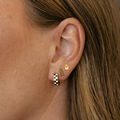 Large Ghost Flat Back Stud