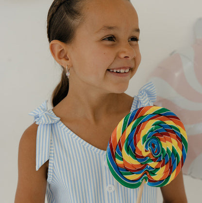 Lollipop Charm Hoops