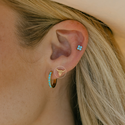 Longhorn Flat Back Stud