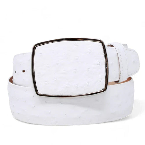 Los altos Men's Ostrich Cowboy Belt C11A0328