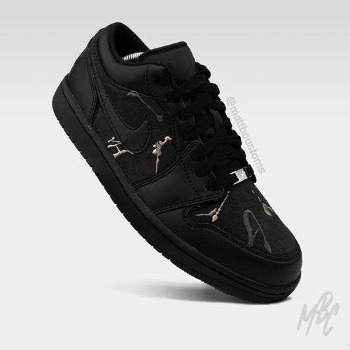 Threaded Paint - Jordan 1 Low Custom