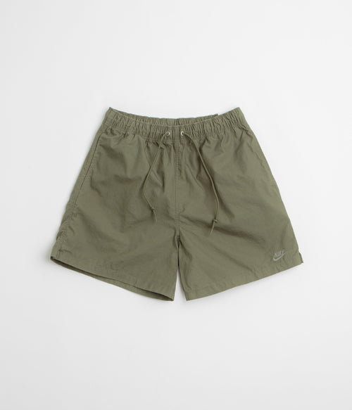 Nike Club Flow Wash Shorts - Medium Olive / Medium Olive
