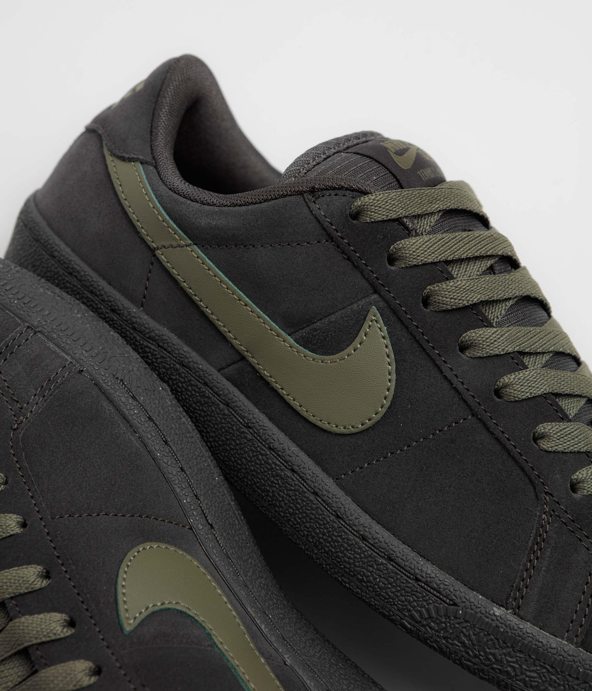 Nike SB Tennis Classic Shoes - Deep Pewter / Medium Olive - Deep Pewter
