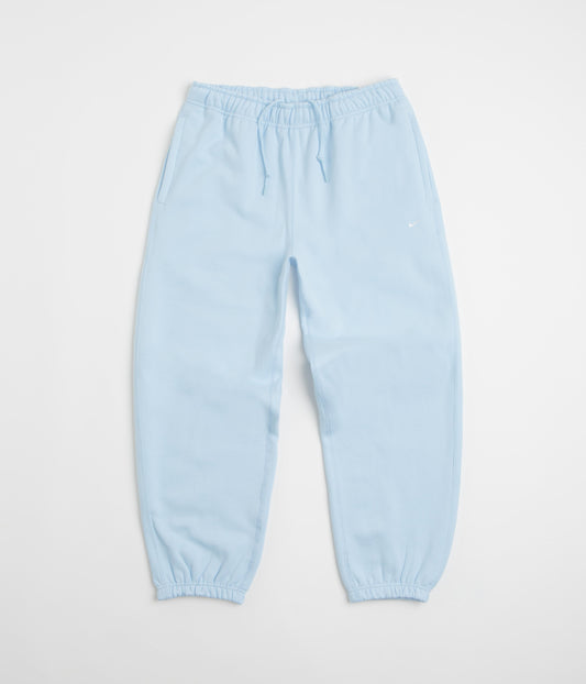 Nike Solo Swoosh Cuffed Sweatpants - Celestine Blue / Celestine Blue / White