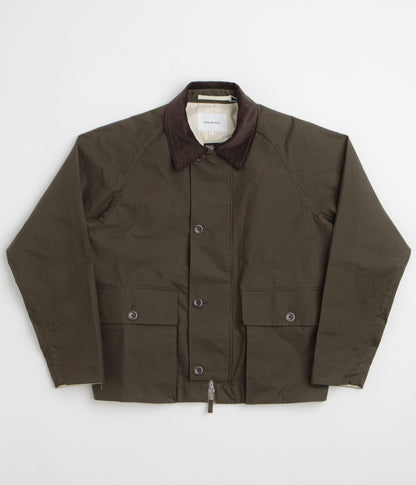 Norse Projects Holmen Wax Light Jacket - Delicioso Brown