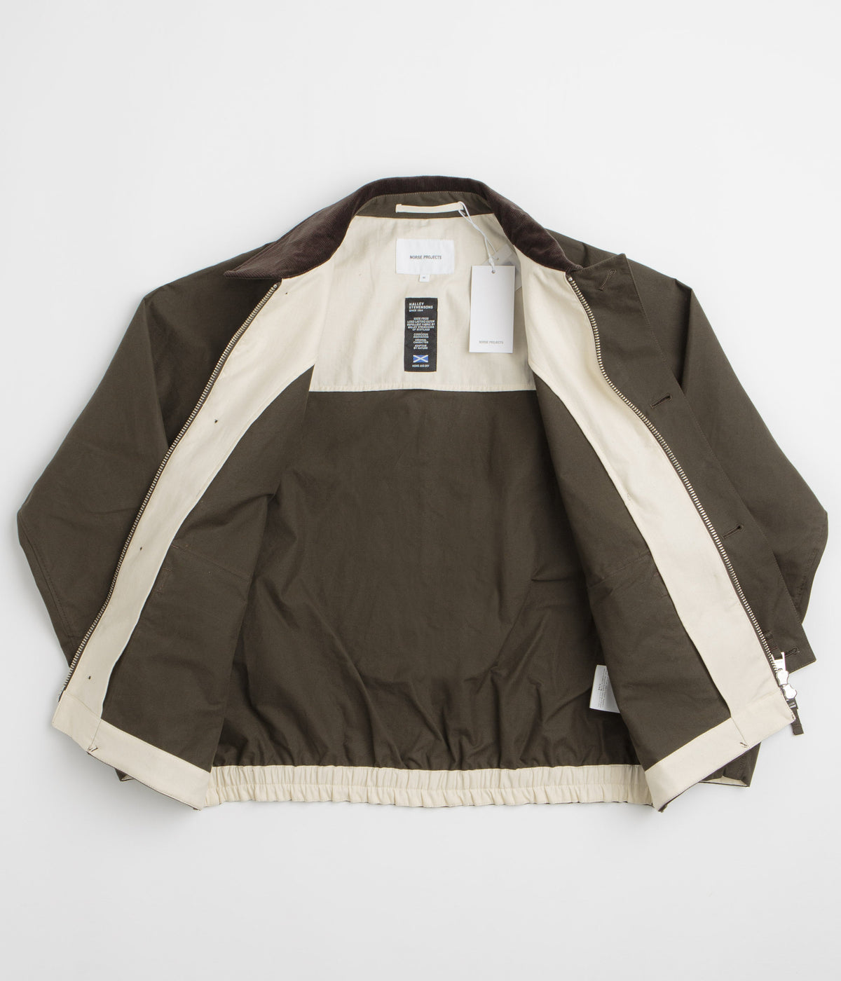 Norse Projects Holmen Wax Light Jacket - Delicioso Brown