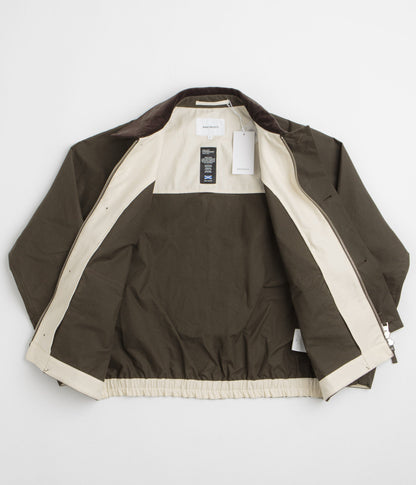 Norse Projects Holmen Wax Light Jacket - Delicioso Brown